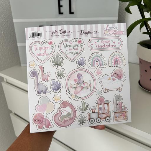 Die Cuts Colección Puro Amor Rosas Dayka Trade 
