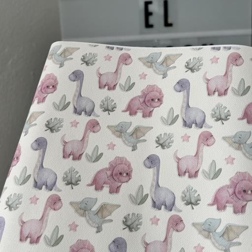 Tela de Encuadernar Dinosaurios Puro Amor Rosas Dayka Trade [2]