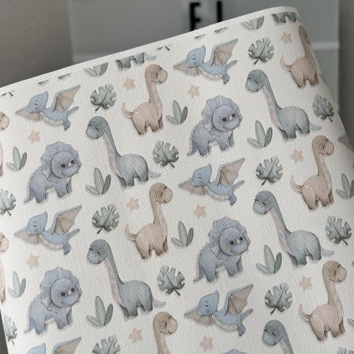 Tela de Encuadernar Dinosaurios Puro Amor Azules Dayka Trade [2]