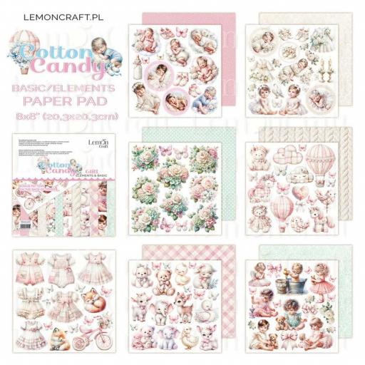 Block Cotton Candy Girl Con Elementos Para Recortar Lemoncraft  [2]