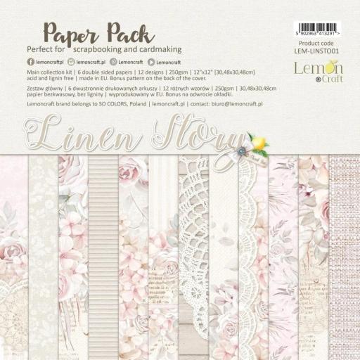 Set de Papeles Linen Story Lemoncraft