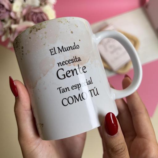 Taza Sublimada Personalizada Modelo Inicial Y Frase [1]