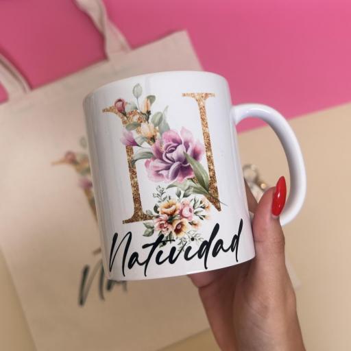 Pack Inicial Con Nombre Personalizada (Tote, Taza y LLavero)  [2]