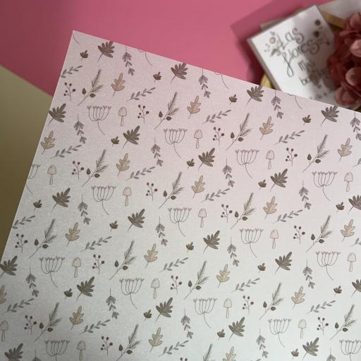 Papel Vellum Hojas Navideñas El Altillo de Los Duendes