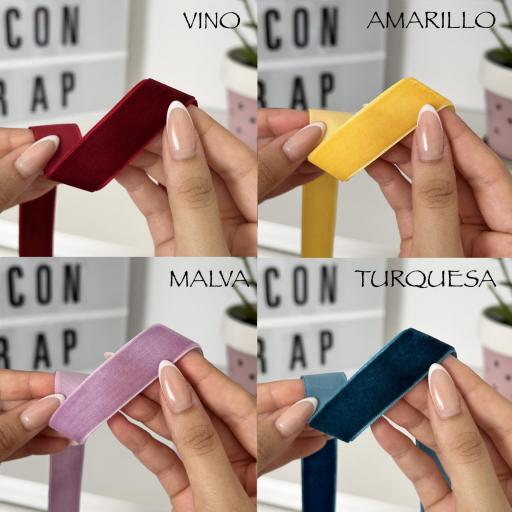 Cinta De Terciopelo Varios Colores [4]