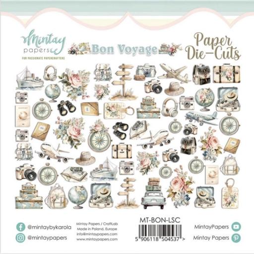 Die Cuts Bon Voyage Mintay Papers [1]