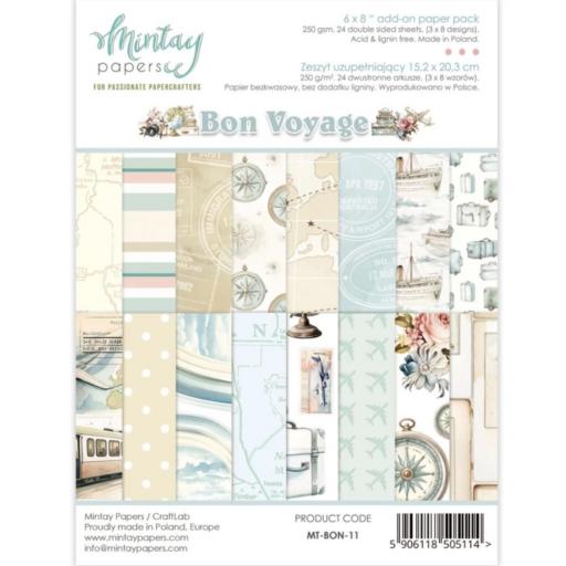 Set de Papeles Bon Voyage Mintay Papers  [0]