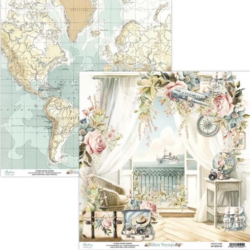 Set de Papeles Bon Voyage Mintay Papers  [3]