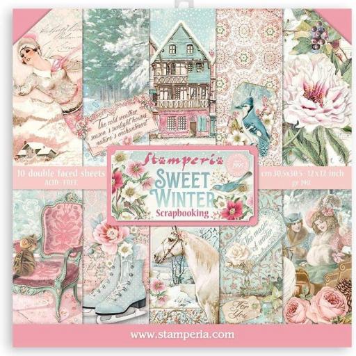 Set De Papeles Sweet Winter Stamperia