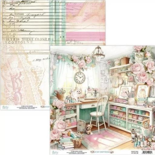 Set de Papeles In My Craftroom Mintay Papers  [5]