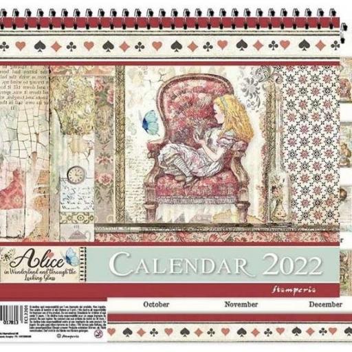 Calendario Alice Stamperia