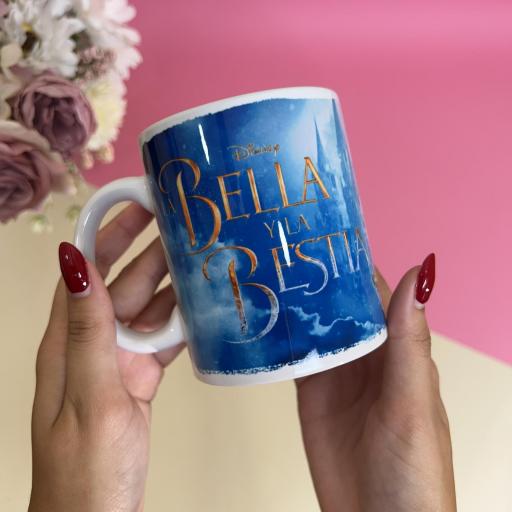 Taza Sublimada La Bella Y La Bestia 2