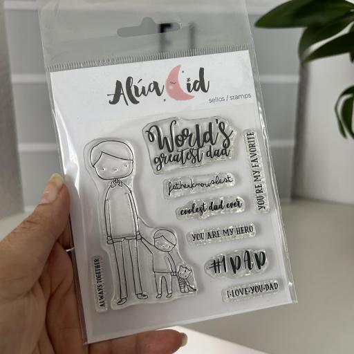 Set de Sellos Dad In Alúa Cid [0]