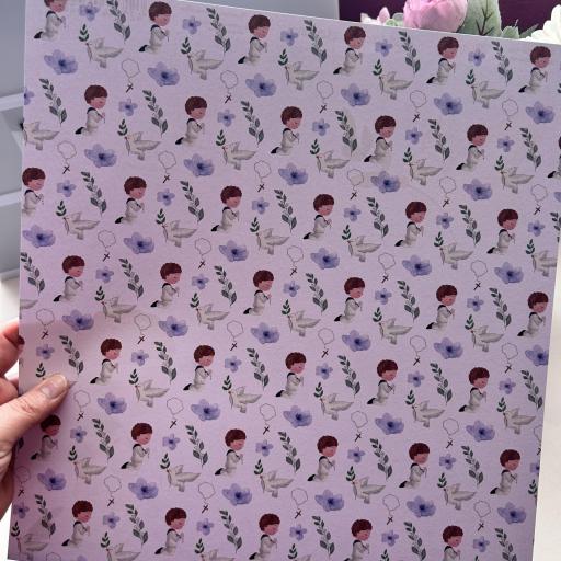 Set de Papeles Mi Primera Comunión Blue Amelie Prager  [3]