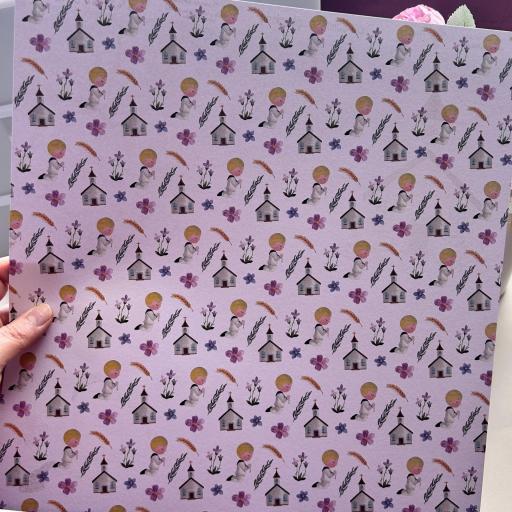 Set de Papeles Mi Primera Comunión Blue Amelie Prager  [5]