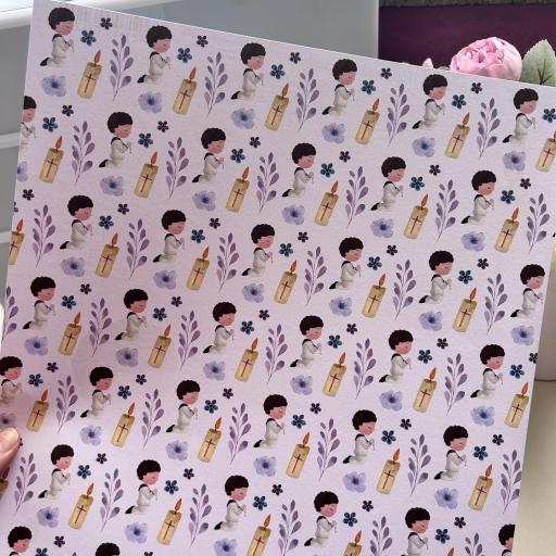 Set de Papeles Mi Primera Comunión Blue Amelie Prager  [7]