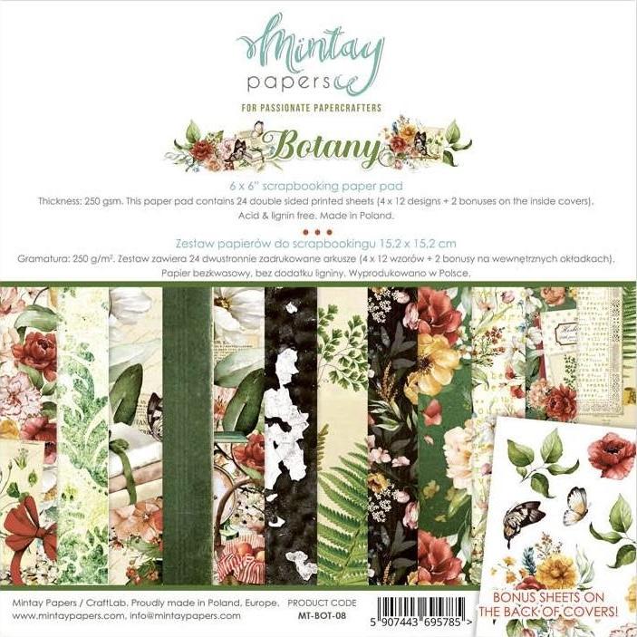 Set de Papeles Botany Mintay Papers