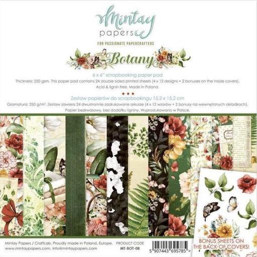 Set de Papeles Botany Mintay Papers 