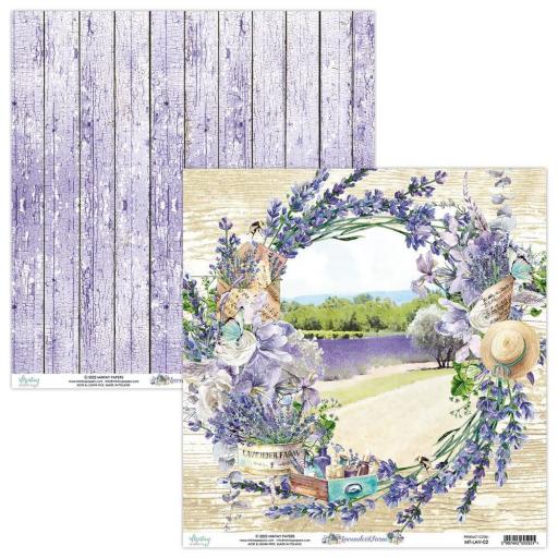 Set de Papeles Lavender Farm Mintay Papers  [3]