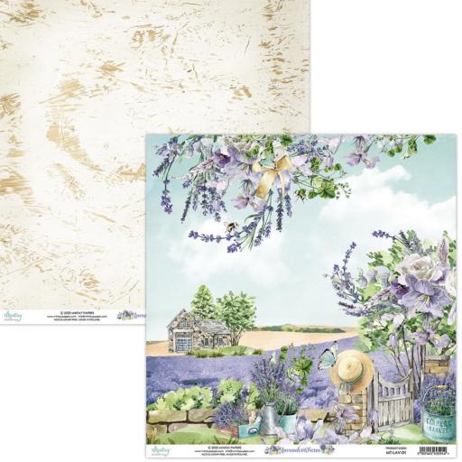 Set de Papeles Lavender Farm Mintay Papers  [4]