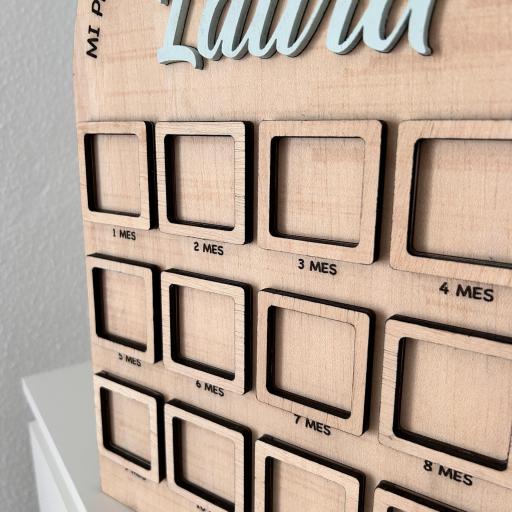 Tablero De Fotos Personalizado Mi Primer Añito El Rincon Scrap [2]