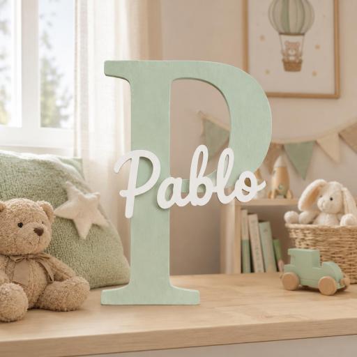 Letra De Madera Personalizada Con Nombre [1]