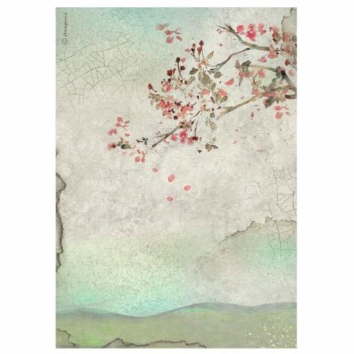 Papel De Arroz Rama House Of Roses Stamperia