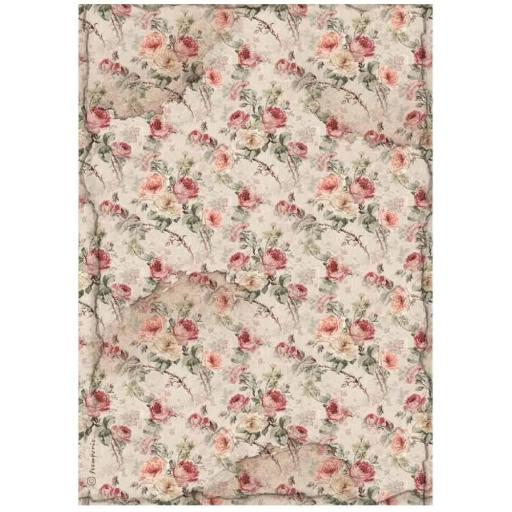 Papel De Arroz Tela House Of Roses Stamperia [0]