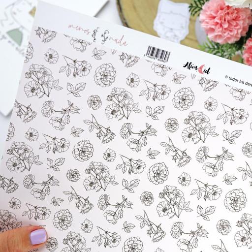 Papel Laminado Camelias Menos Es Nada Alúa Cid [1]