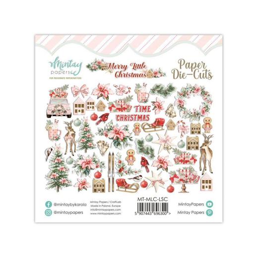 Die Cuts Merry Little Christmas Mintay Papers [1]
