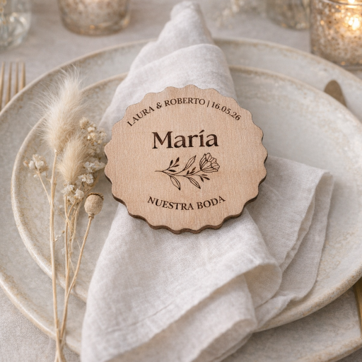 Marcasitios Galleta Personalizado En Madera  [0]