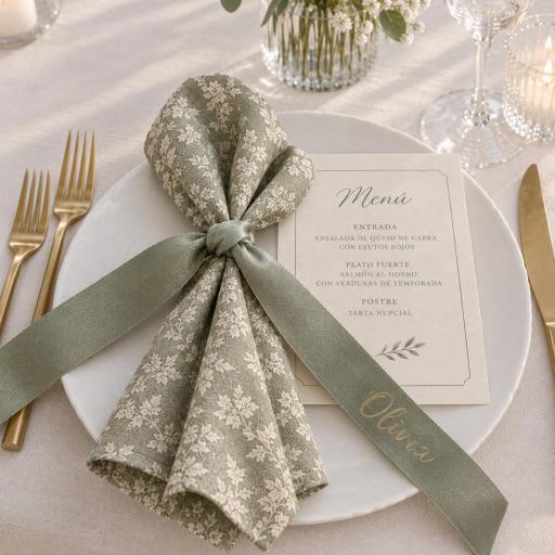 Cinta de Raso Personalizada con Nombre de Invitado [2]