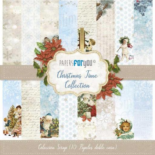 Set De Papeles Christmas Time Papers For You