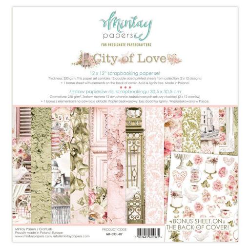 Set de Papeles City Of Love Mintay Papers [0]