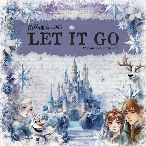 Set de Papeles Let It Go BellaLuna Crafts
