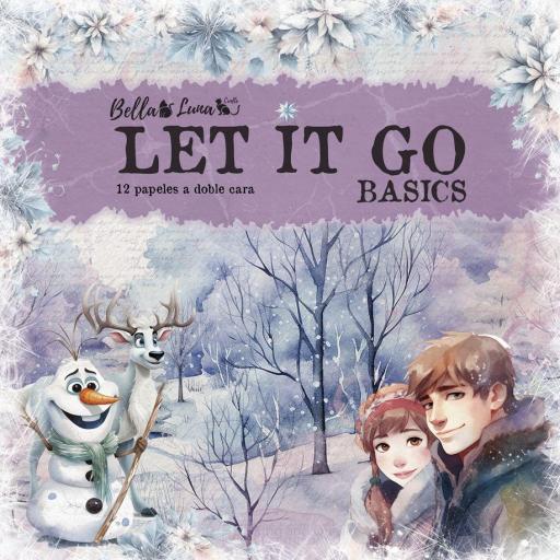 Set de Papeles Let It Go Básicos BellaLuna Crafts [0]