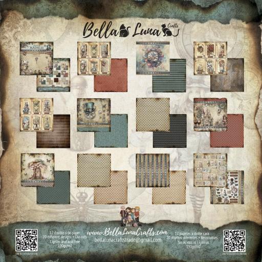 Set de Papeles Madness Básicos BellaLuna Crafts [1]