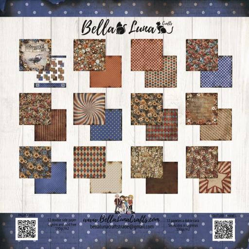 Set de Papeles Pinocchio´s Adventure Básicos BellaLuna Crafts [1]