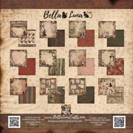 Set de Papeles Redhood BellaLuna Crafts [1]