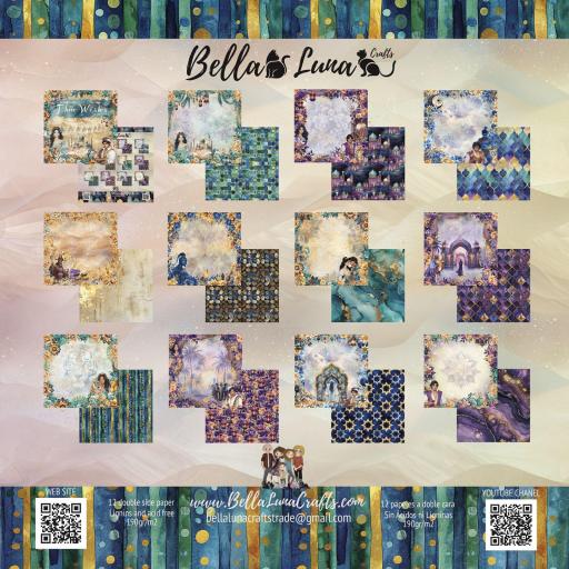 Set de Papeles Three Wishes BellaLuna Crafts [1]