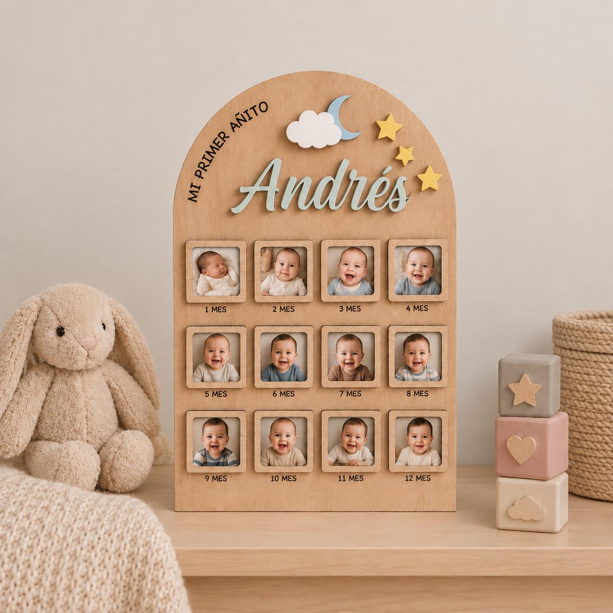 Tablero Mi Primer Añito Personalizado