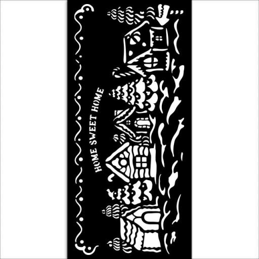 Stencil Pueblo Candy Christmas Stamperia  [1]