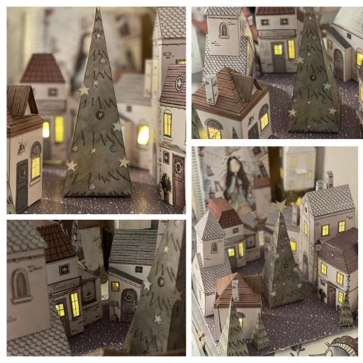 Set de Papeles Un Pueblito Muy Navideño  El Altillo de los Duendes  [3]