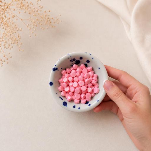 Perlas Lacre Rosa Nacarado 