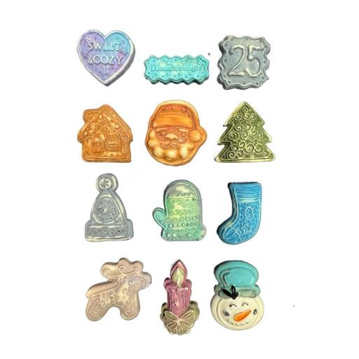 Molde Flexible Elementos Candy Christmas Stamperia [2]