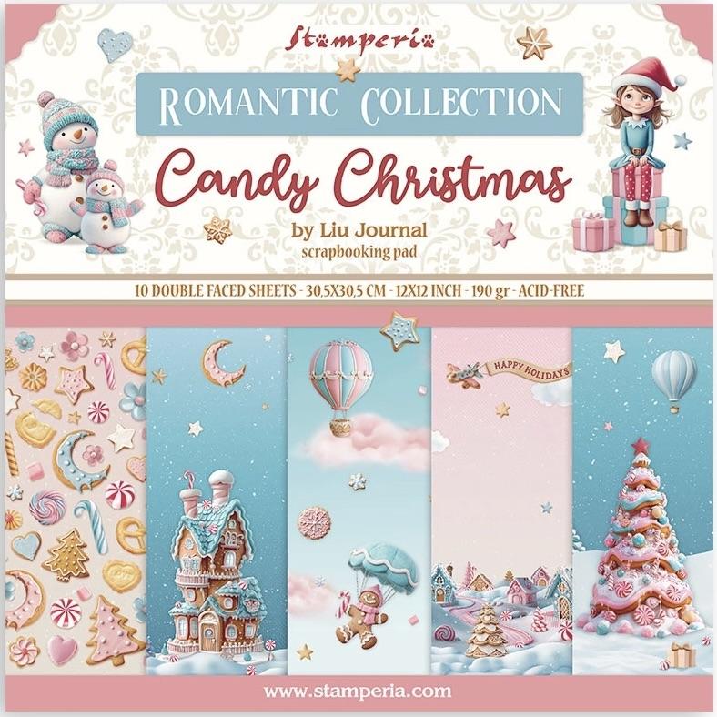 Set de Papeles Candy Christmas Stamperia