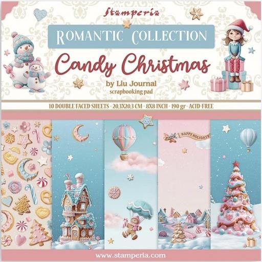 Set de Papeles Candy Christmas Stamperia