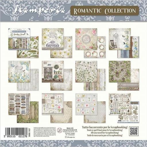 Set de Papeles Romantic Collection Garden House Stamperia [1]