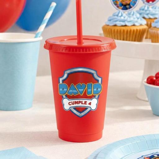Vaso con Tapa y Pajita Personalizado [0]