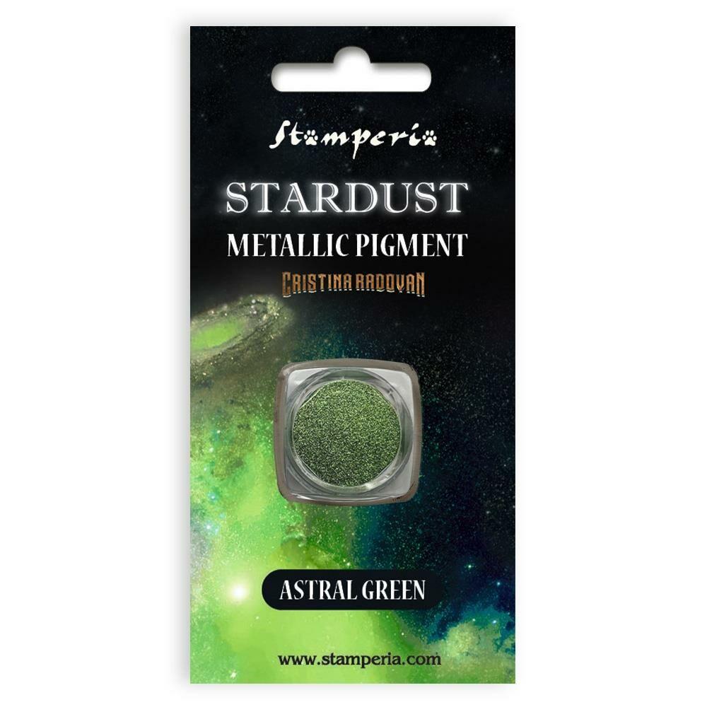 Pigmento Metàllico Stardust Astral Green Stamperia